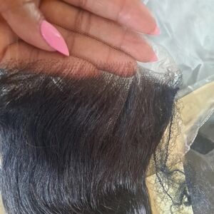 Natural Black Bodywave 14" 5*5 HD Closure